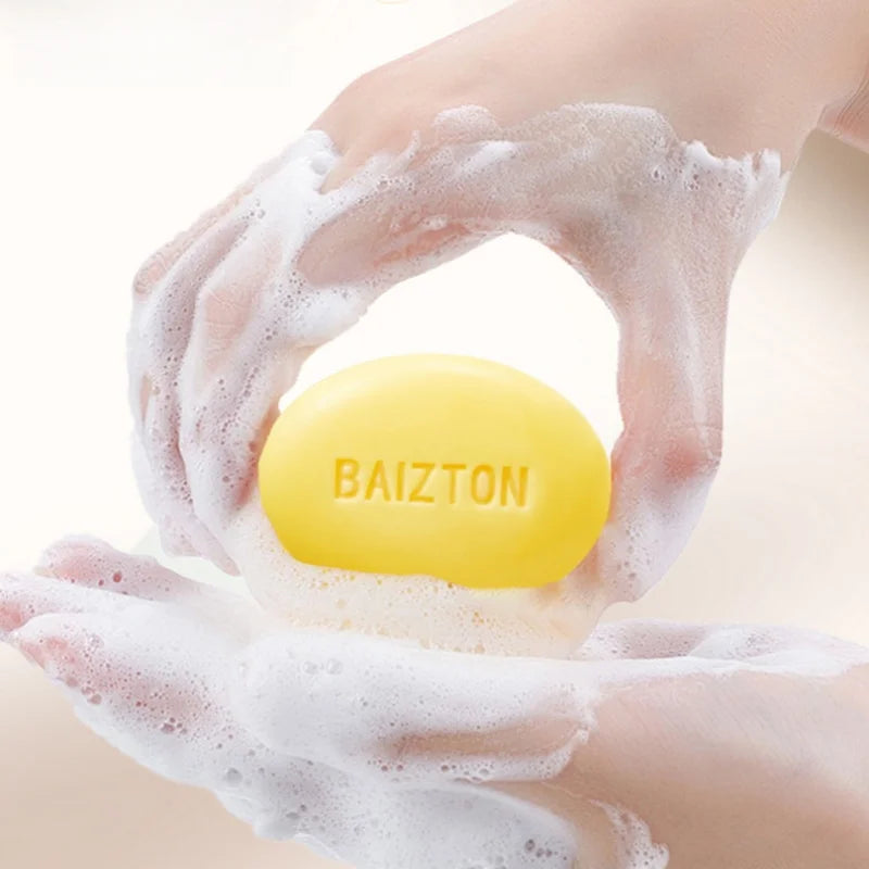 100g Sulfur Refreshing Cleansing Soap, Contains Sulfur, Aloe Vera Leaf Extract, Deeply Cleanses, Moisturizes, and Removes Facial Impurities, Refreshes and Controls Oil, Improves Dry Skin